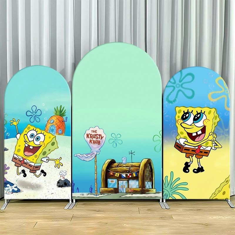 Fishing Boat Cover - SpongeBob Mr Krabs Arch Arka Plan