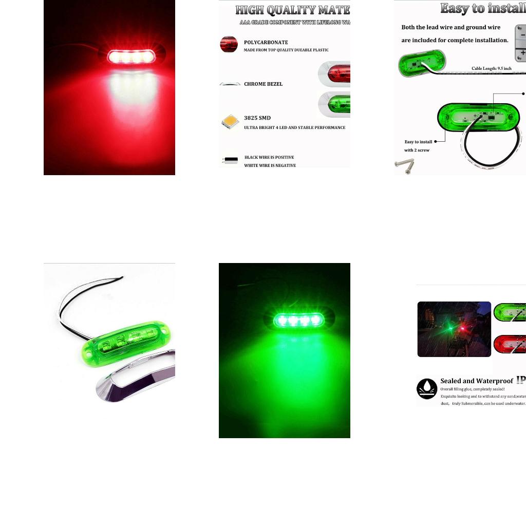 Hava koşullarına dayanıklı kır - Fishing Boat Navigation Light incelemesi ve fiyatı